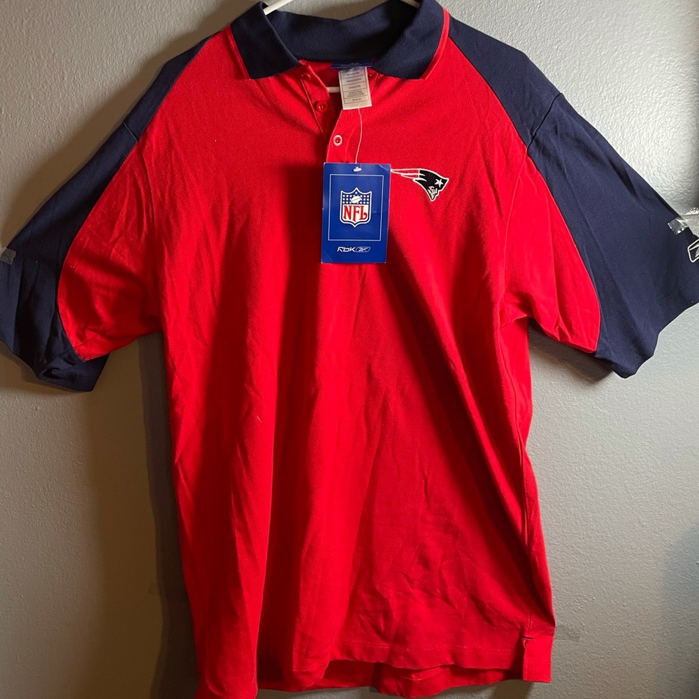 Reebok New England Patriots Men's Polo NWT